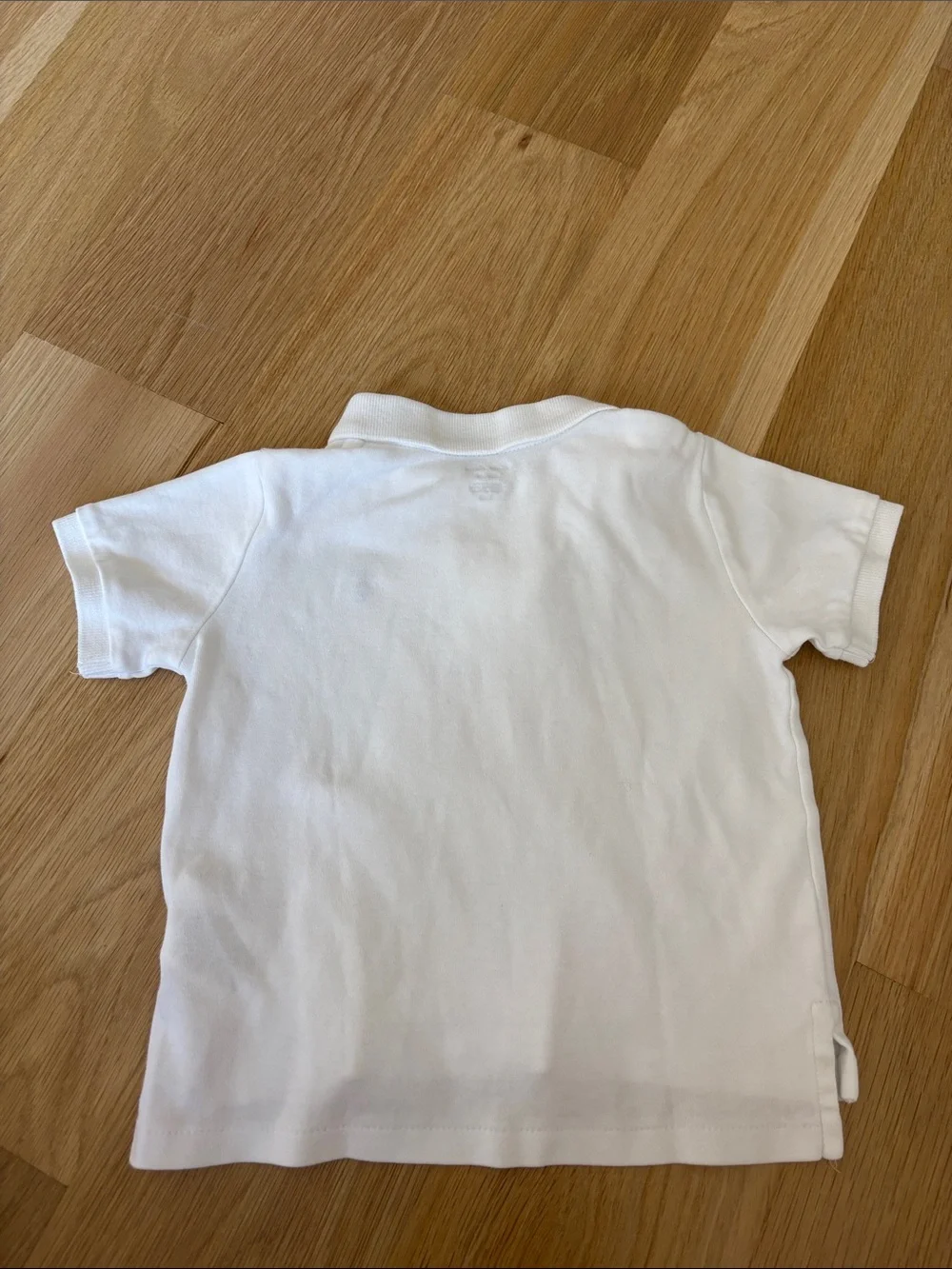 Ralph Lauren White Short Sleeve Polo for Kids with Navy Pony